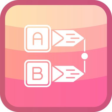 Oyunun modern bir simgesinin vektör çizimi