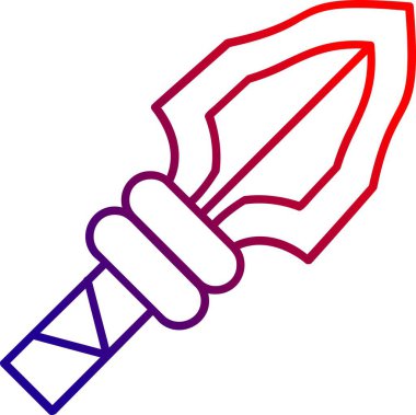 Kılıç. Web simgesi basit illüstrasyon