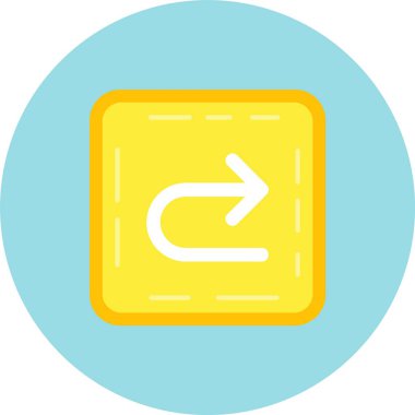 ok simgesi vektör illüstrasyonu