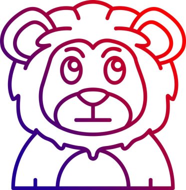 Kızgın bir ifadeyle ayı kafası