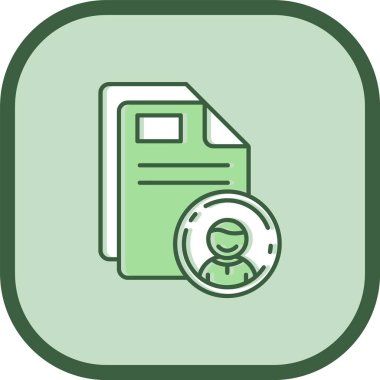 eşsiz dizin vektör satırı simgesi