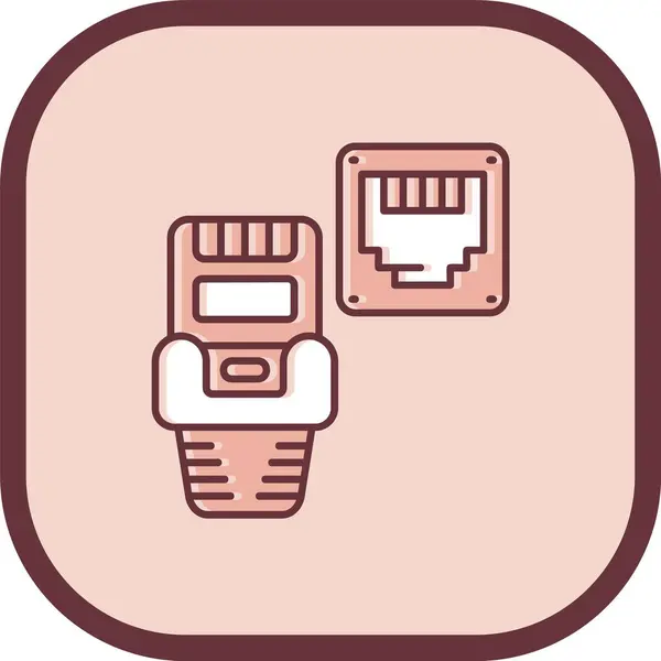 Vektör usb flash disk simgesi