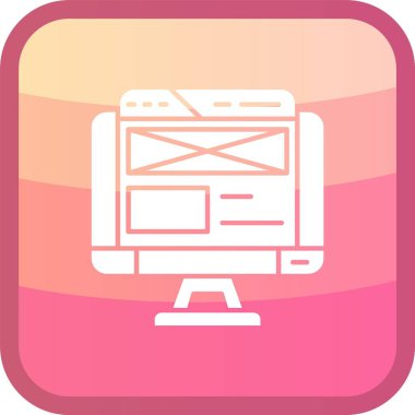 Web tasarımı vektör illüstrasyon zarfları için web simgesi, geliştirme.