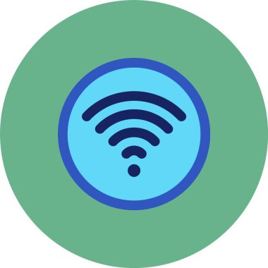 wifi simgesi vektör illüstrasyonu