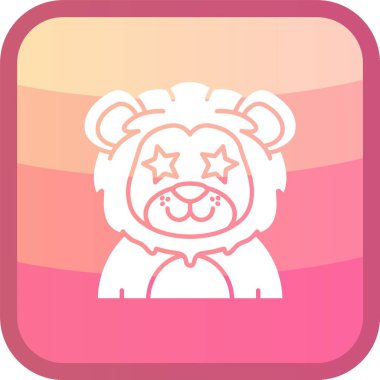 Ayı simgesi, vektör illüstrasyonu