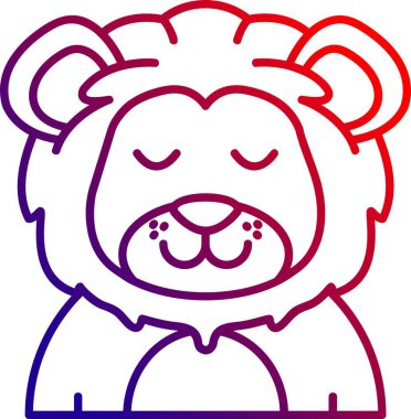 Ayı. Web simgesi basit illüstrasyon