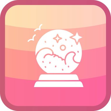 Küresel simge vektör illüstrasyonu