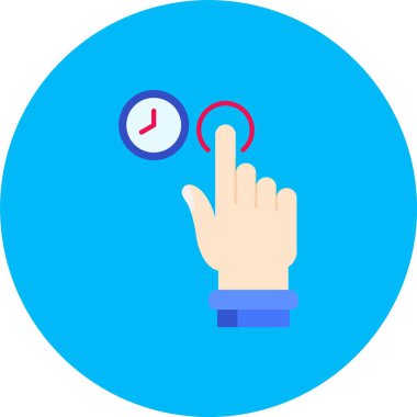 Saatin vektör illüstrasyonu