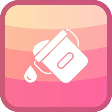 Güzel tırnak cilası vektör simgesi