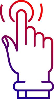 El hareketi simgesi tasarımı