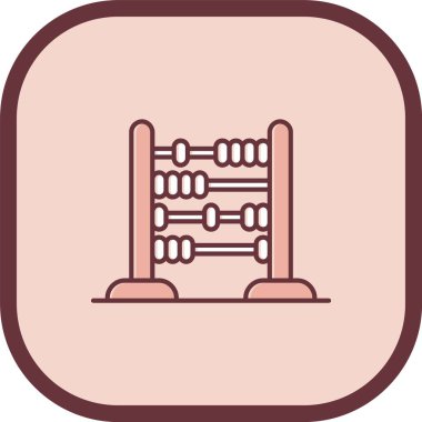 Abaküs 'ün vektör çizimi