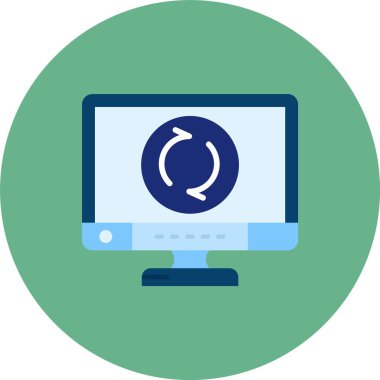 Web simgesi, vektör illüstrasyonu