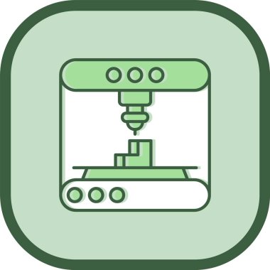 benzersiz radyo hattı vektör simgesi