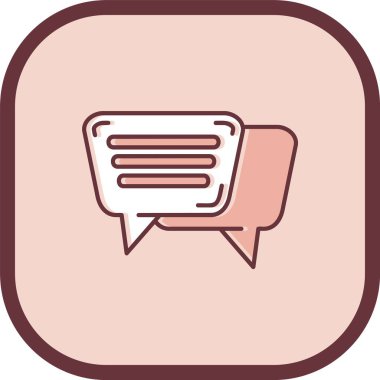 Vektör iletisi Simgesi illüstrasyonu