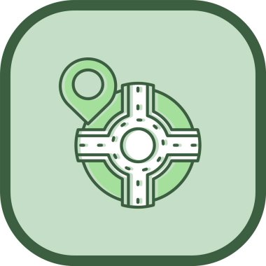 Güzel Hedef Satır Vektör Simgesi