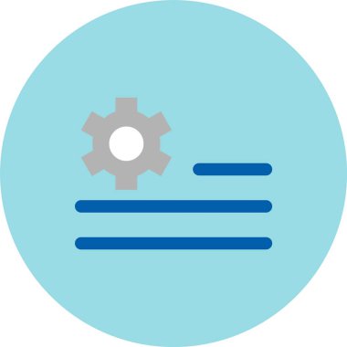 dişli simgesinin vektör illüstrasyonu