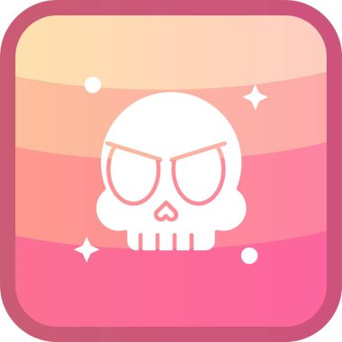 Cadılar Bayramı kafatası vektör çizim