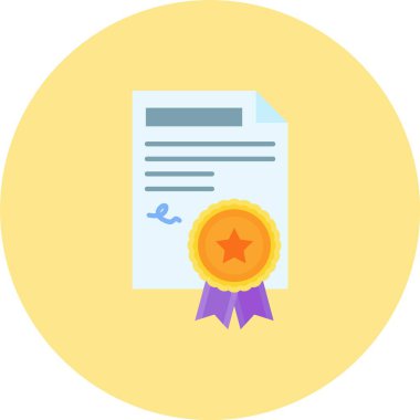 Rozet vektör simge işareti simge vektör çizim kişisel ve ticari kullanım için..