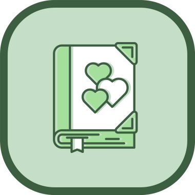 kitap simgesi, vektör illüstrasyonu