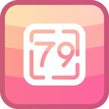 Takvim simgesinin vektör illüstrasyonu