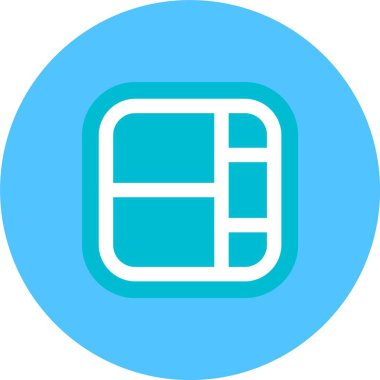 Eşsiz Cüzdan Vektör Satır Simgesi