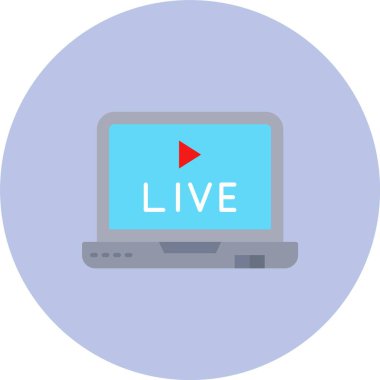 canlı düz renk vektör simgesi dekoru