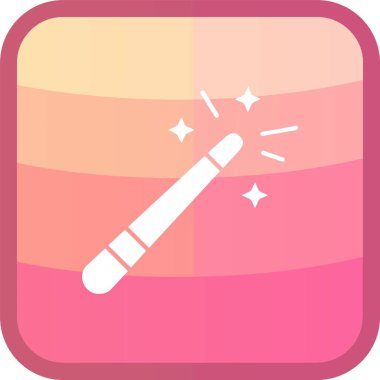 Bir kalem simgesinin vektör illüstrasyonu