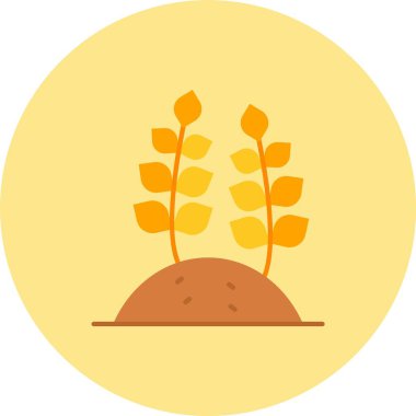 bitki simgesi, vektör illüstrasyonu