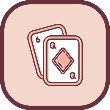 Kişisel ve ticari kullanım için vektör kartı simgesi.