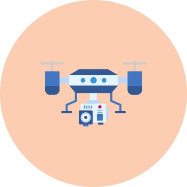 vektör robot teknoloji simgesi, vektör illüstrasyonu