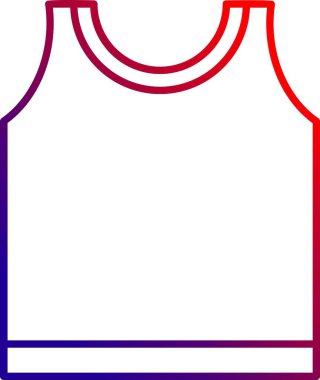 Beyaz arkaplanın kırmızı ve beyaz simgesinin vektör çizimi