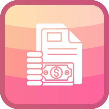 nakit Dolar ikon vektör illüstrasyonu