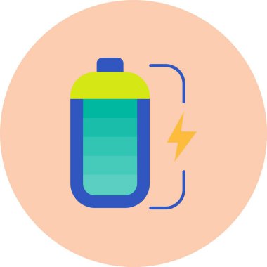 Enerji simgesinin vektör illüstrasyonu