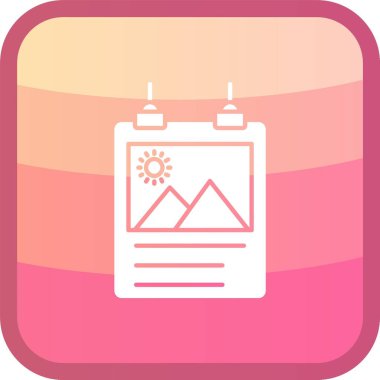 vektör Takvimi Simgesi illüstrasyonu