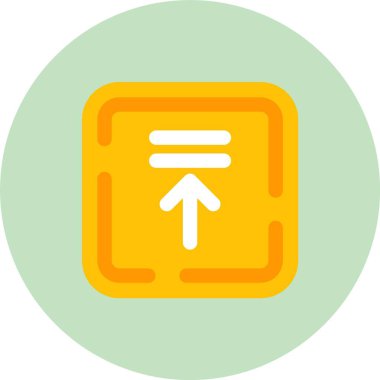 yön simgesi, vektör illüstrasyonu