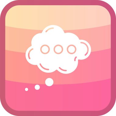 bulut simgesi, vektör illüstrasyonu