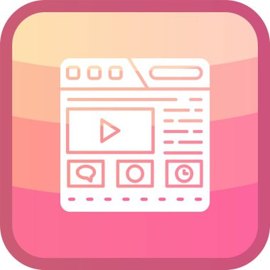 seo modern simgesinin vektör illüstrasyonu