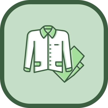 shirt simgesi vektör illüstrasyonu