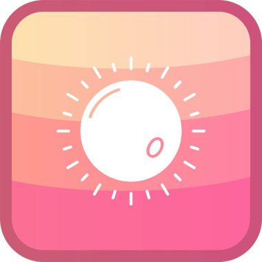 güzel güneş sistemi vektör çizgisi simgesi