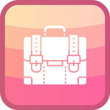 evrak çantası ikonu vektör illüstrasyonu