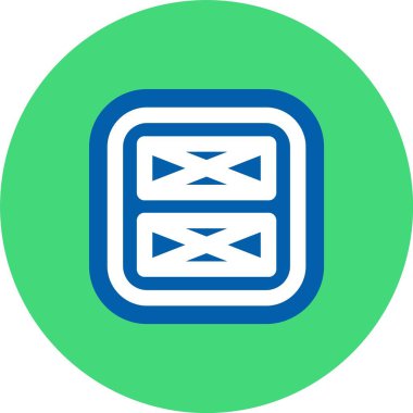 Düzen simgesi vektör illüstrasyon tasarımı