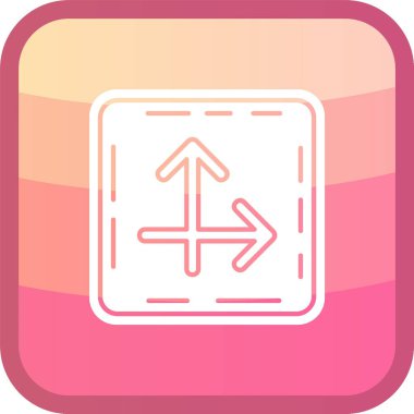 İtalya simgesinin bir bayrağının vektör illüstrasyonu