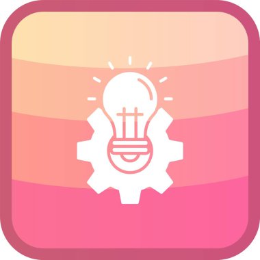 Benzersiz ışık fikri vektör simgesi