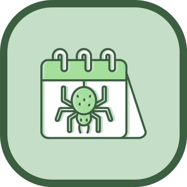 Benzersiz virüs vektör çizgisi simgesi