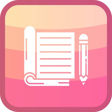 Kişisel ve ticari kullanım için vektör kalem simgesi.