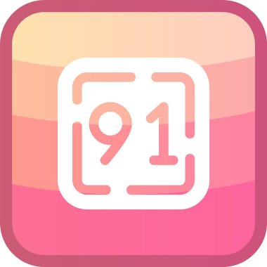 Modern bir simgenin vektör illüstrasyonu