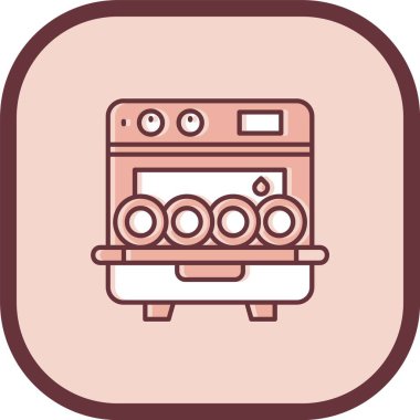 Kişisel ve ticari kullanım için fırın vektör simgesi simgesi vektör çizimi..