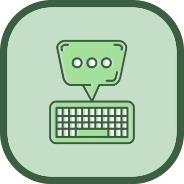 vektör lcd simgesi illüstrasyonu