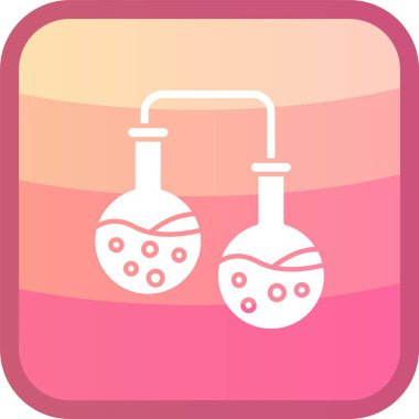 Bir laboratuvar test tüpünün çizimi