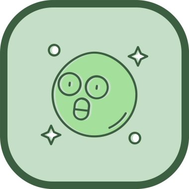 Gezegen ikonu vektör illüstrasyonu